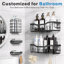 Livsey Adhesive Stainless Steel Shower Caddy-1607476805