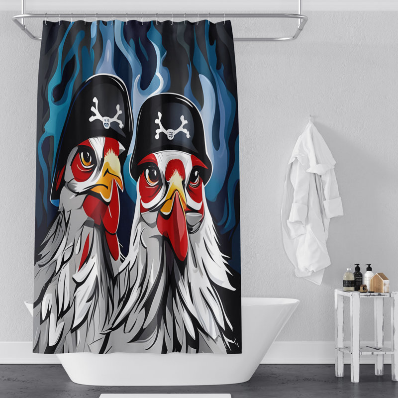 Aleysha Shower Curtain, 72" H x 70" W