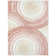 Tapis rose à motif géométrique Koo