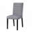 5Pc Dining Set Black Finish Dining Table