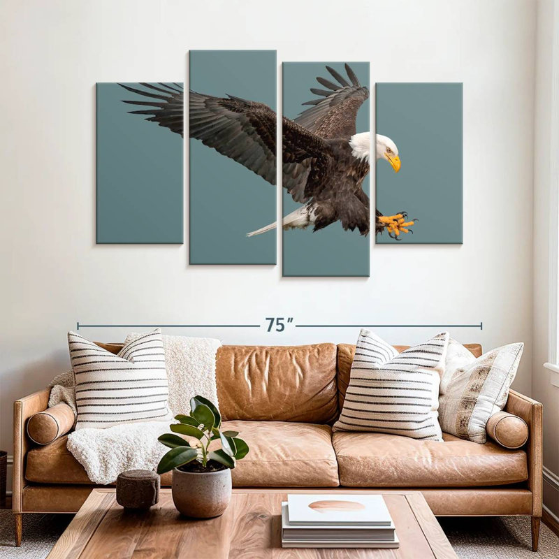 Brampt Predator Bald Eagle, 42"H x 68"W