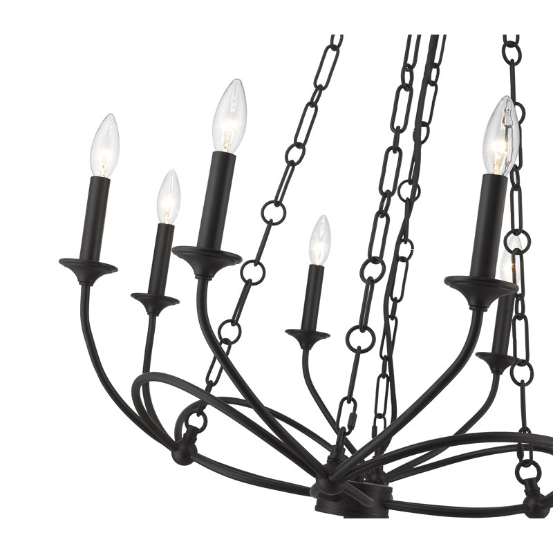 Lustre empire 8 lumières Anquetta