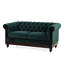 Canapé en velours 59,44 po Chesterfield