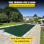 Rectangular Safety Mesh Swimming Pool Cover 4.27 x 7.92 m Green Winter Outdoor-126115865