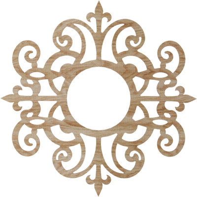 Dijon Wood Fretwork Pierced Ceiling Medallion