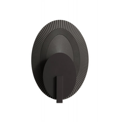 Kaukauna 11"w Oval 3-cct Led Wall Sconce/ribbed Textured Back