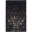 Veleno Wool Area Rug in Black-1737440463