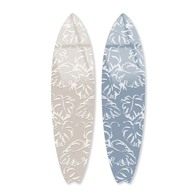 Ensemble de planche de surf Monstera Duo Tone