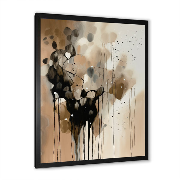Mercer41 Brown Mindful Abstraction I On Canvas Print | Wayfair