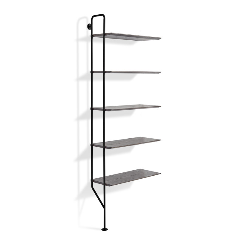 Hitch Bookcase Add-on Kit, Walnut/Black