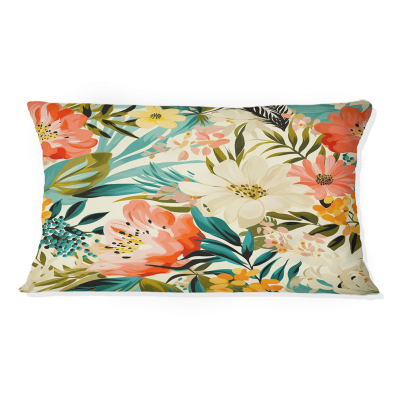Floral Throw Pillow