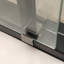 Porte de douche noir mat l 48 po x H 76 po Verre trempé de qualité. Rouille - poignée. Convient à plusieurs configurations de salle de bain. Réglable pour les surfaces inégales. Accessoires inclus