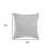 Gray Solid Modern Velvety Throw Pillow