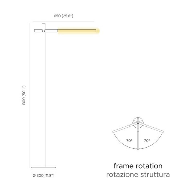 Bianca Liseuse Floor Lamp, Matte