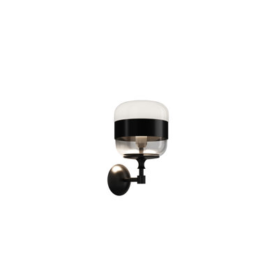 Futura Wall Lamp P White Black Matt Black 1 E26 Ul
