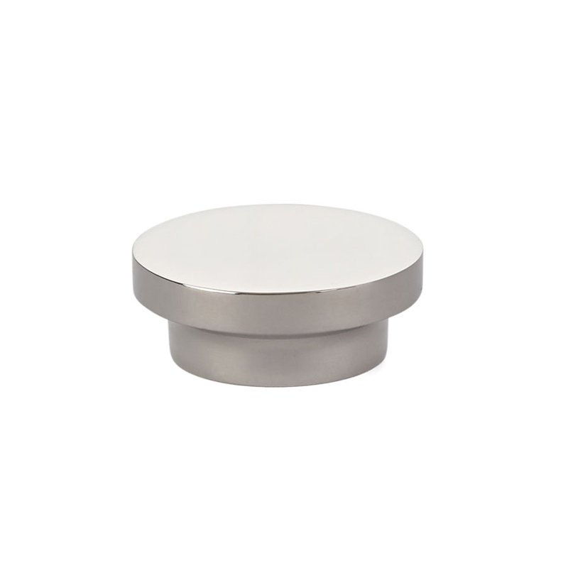 Urban Modern Oversized Mushroom Cabinet Knob, Polished Nickel