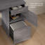 66-inch U or L Shaped Desk with Drawers and Hutch in White Chocolate-28848910