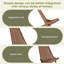 Chaise pliante en bois
