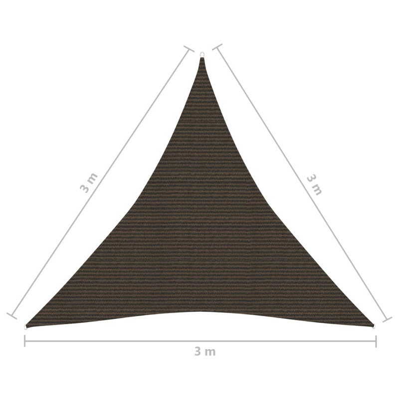 Sylvere 3m x 2.6m Triangular Shade Sail
