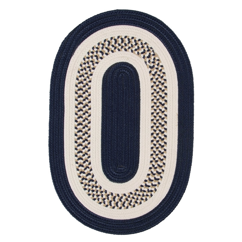 Bloxom Indoor / Outdoor Rug, Oval 6' x 9'