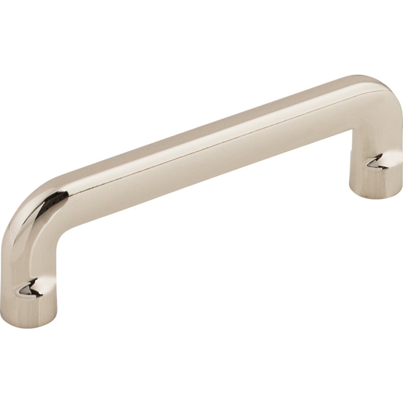 Hartridge Bar pull, Polished Nickel, 3 3/4" Center to Center