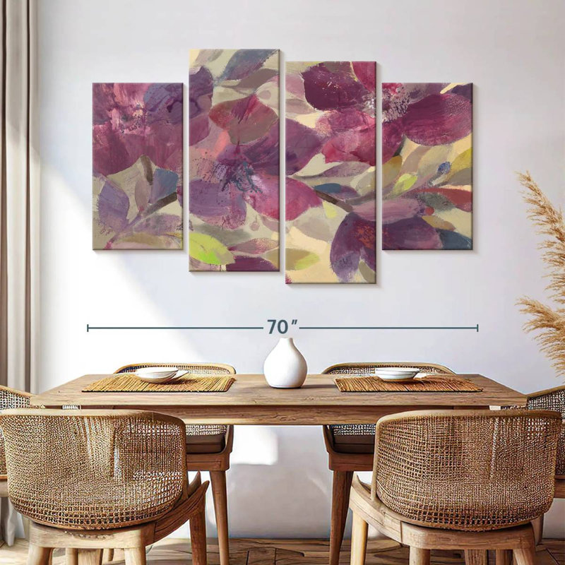 Fleurs d'automne Avery, H 42 po x l 68 po