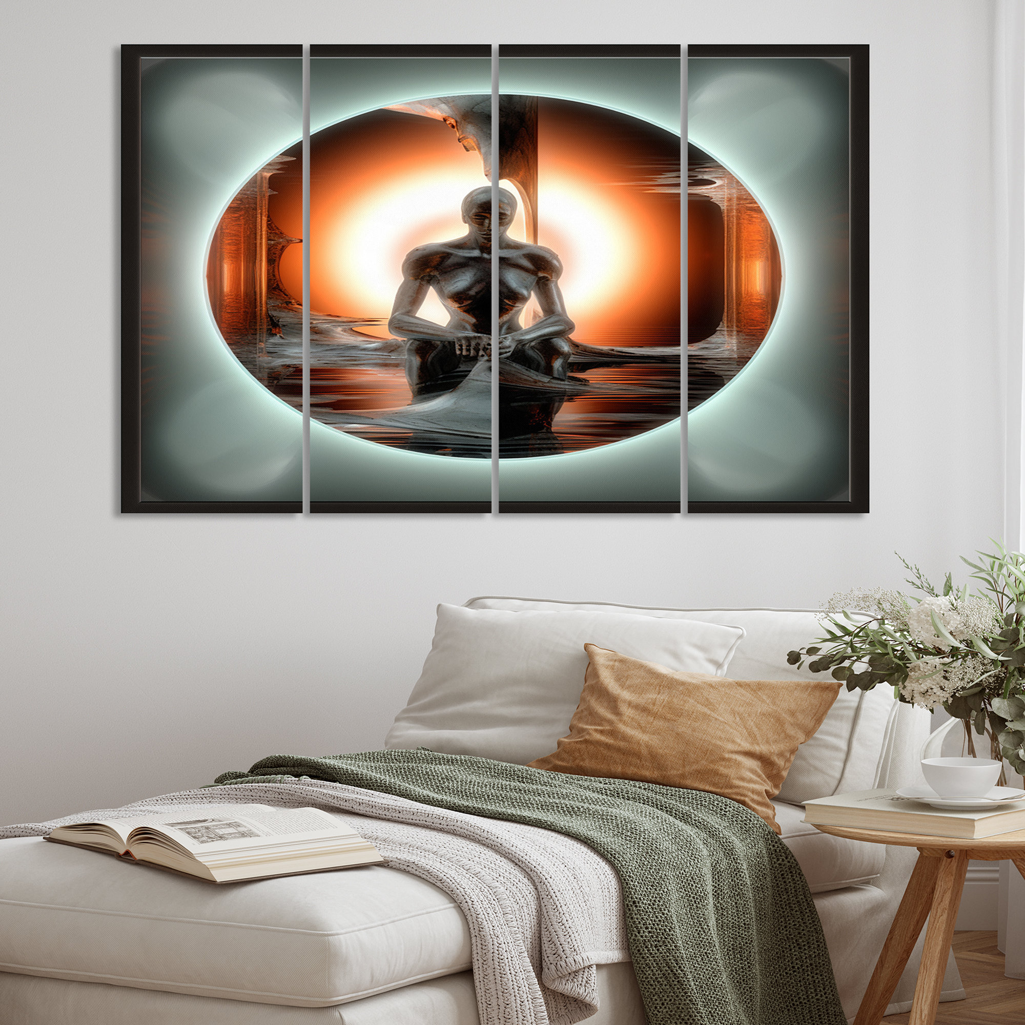 Premium AI Image  Sturdy and Stylish Enhance Your Artwork with a 12x12  Canvas Frame