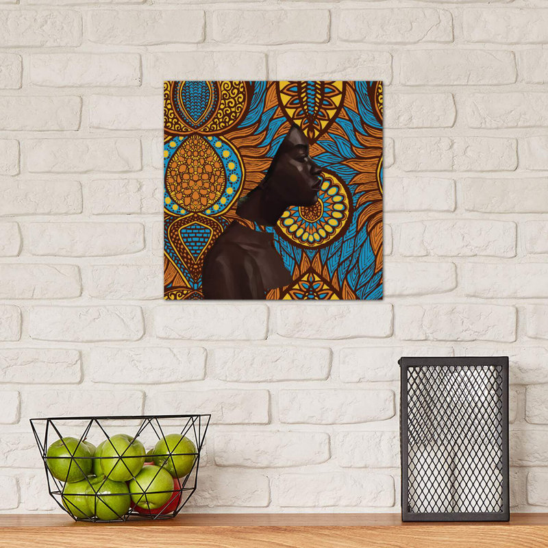 Wax Series 1 Piece Wrapped Canvas Painting, 30.48 cm H x 30.48 cm W