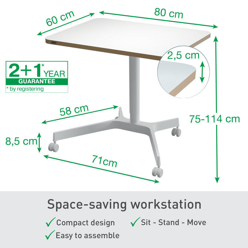 Adjustable Metal Base Standing Desk