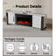 Daylene Unfinished TV Stand for TVs up to 70" with Fireplace Included