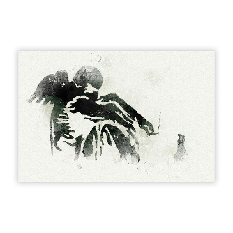 Drunken Angel by Banksy - Painting, Unframed Paper, 59.4cm H x 84.1cm W x 0.1cm D