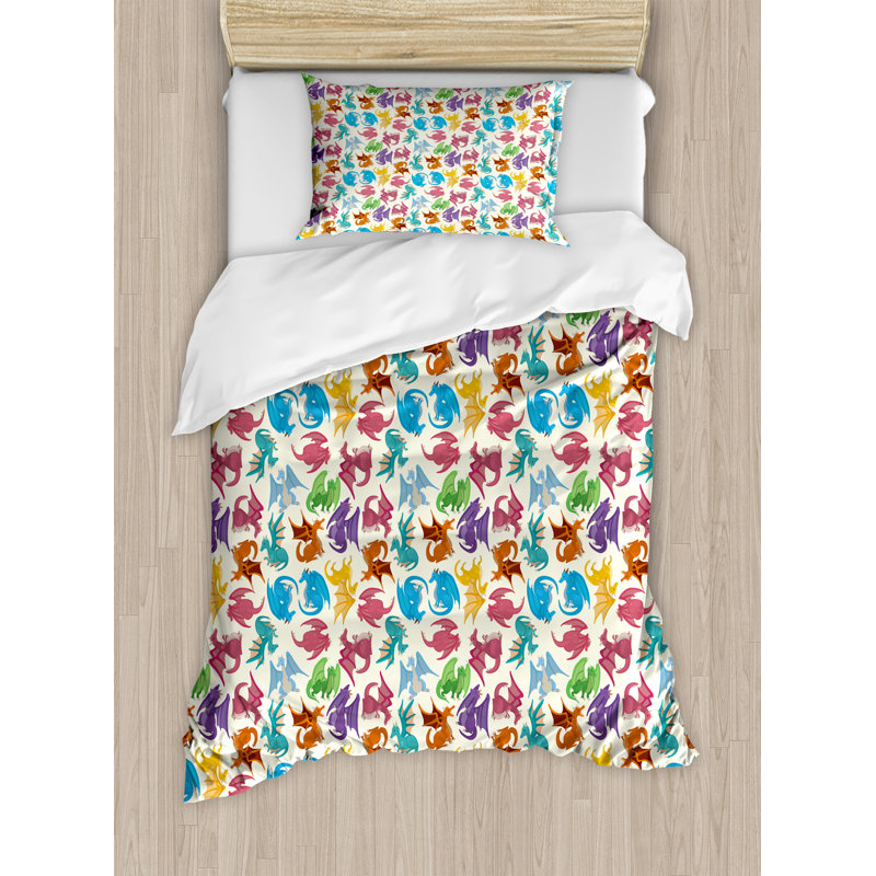 Quilt Set, Twin Duvet Cover + 1 Standard Sham
