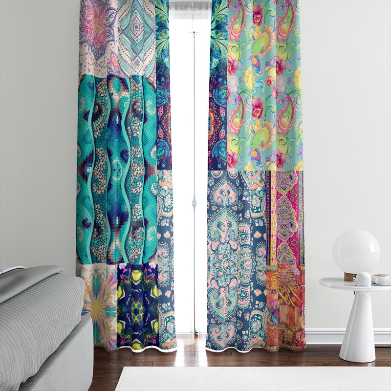 Semi Sheer Curtain Pair, 20" W x 61" L
