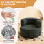 One Seater Compressed Round Curved Sofa Chair-137515522