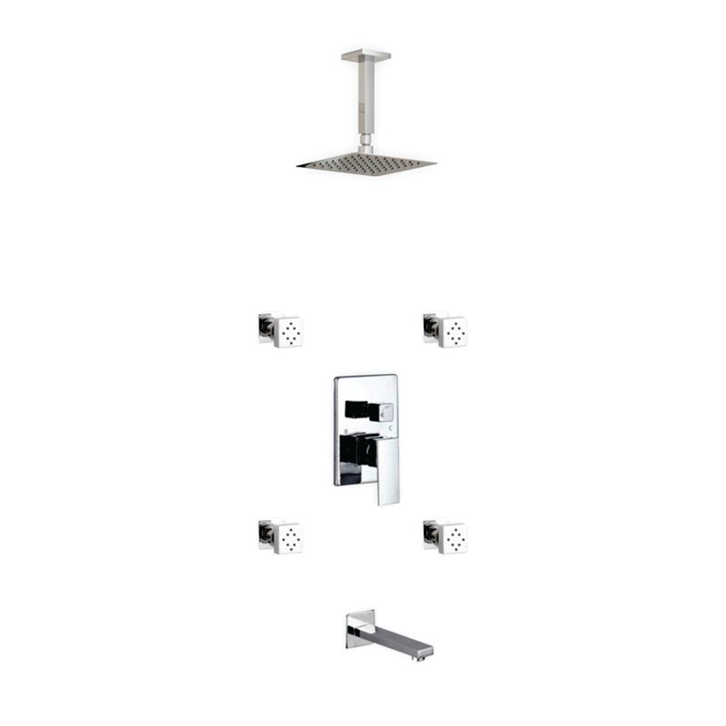 Cahoon Complete Shower System with Rough in-Valve