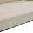 Curved Boucle Sofa with Wooden Base