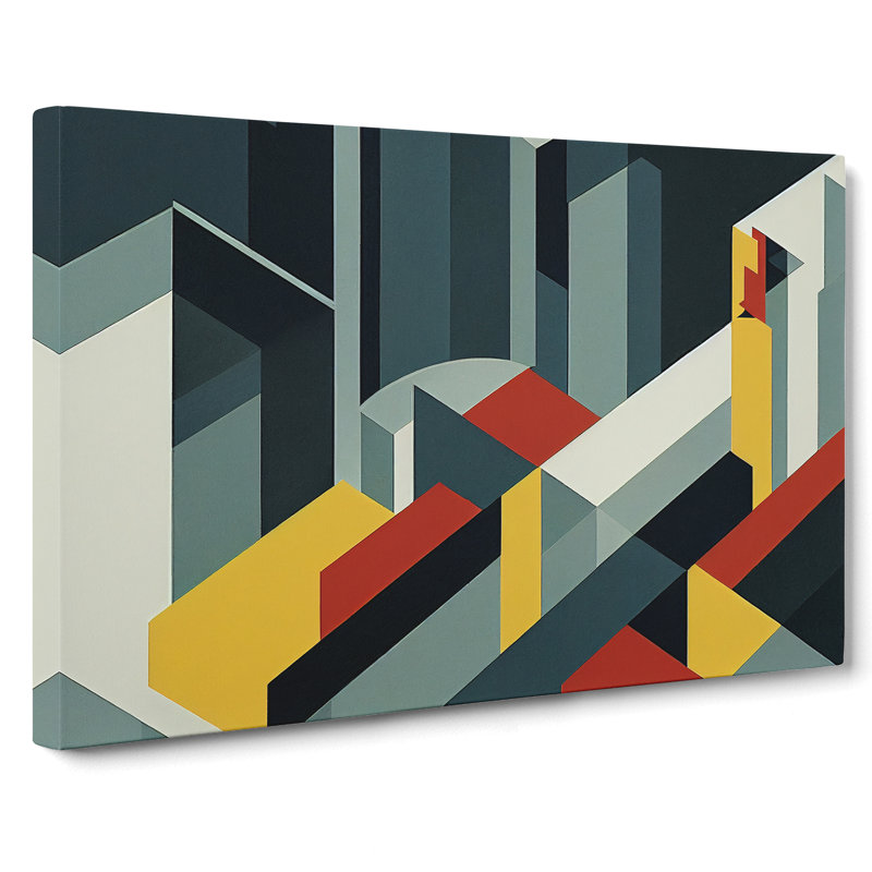 Modern Architecture Vol.1 Abstract - Wrapped Canvas Print, 40cm H x 60cm W x 3cm D