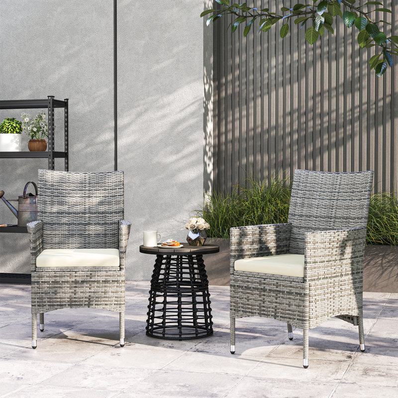 Patio Dining Armchair with Cushion