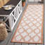 Tapis d'intérieur / extérieur à motif géométrique Oberbeck Performance-858003928