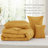 Bedsure Pinch Pleat Comforter Set Boho Bed-in-A-Bag Bedding Set with  Pillowcases for All Season-105529492-105529480