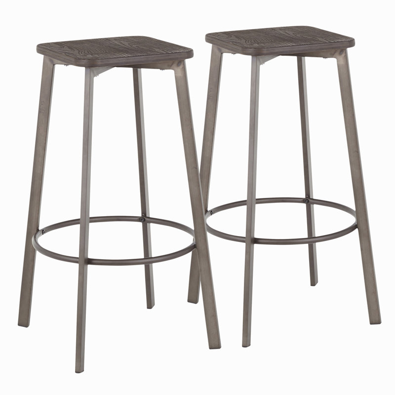 Tabouret de bar 29,85 po Malaeya, Brun