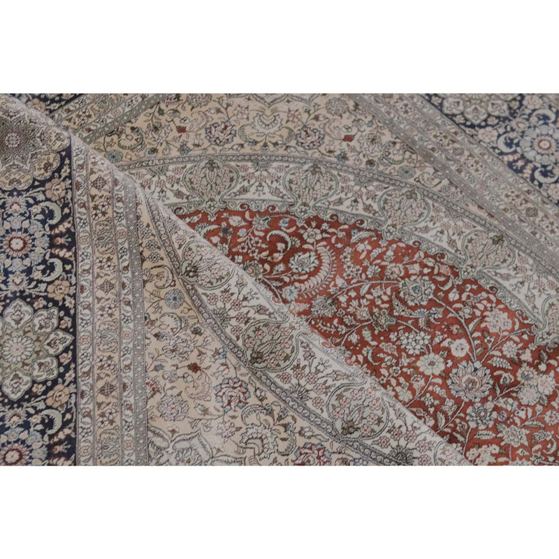 Hand Woven Silk Oriental Area Rug