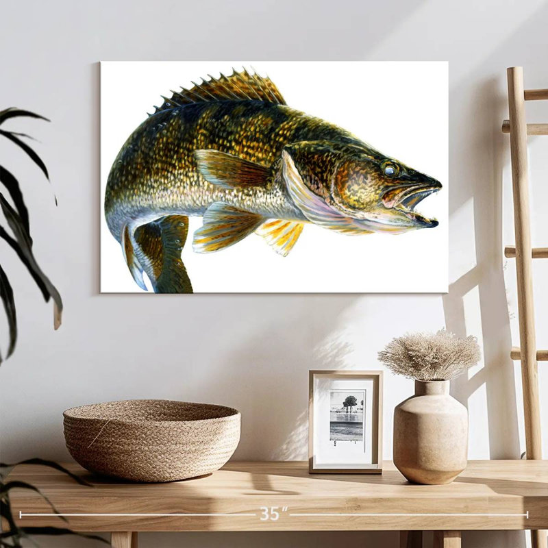Break Line Walleye, 16" H x 24" W