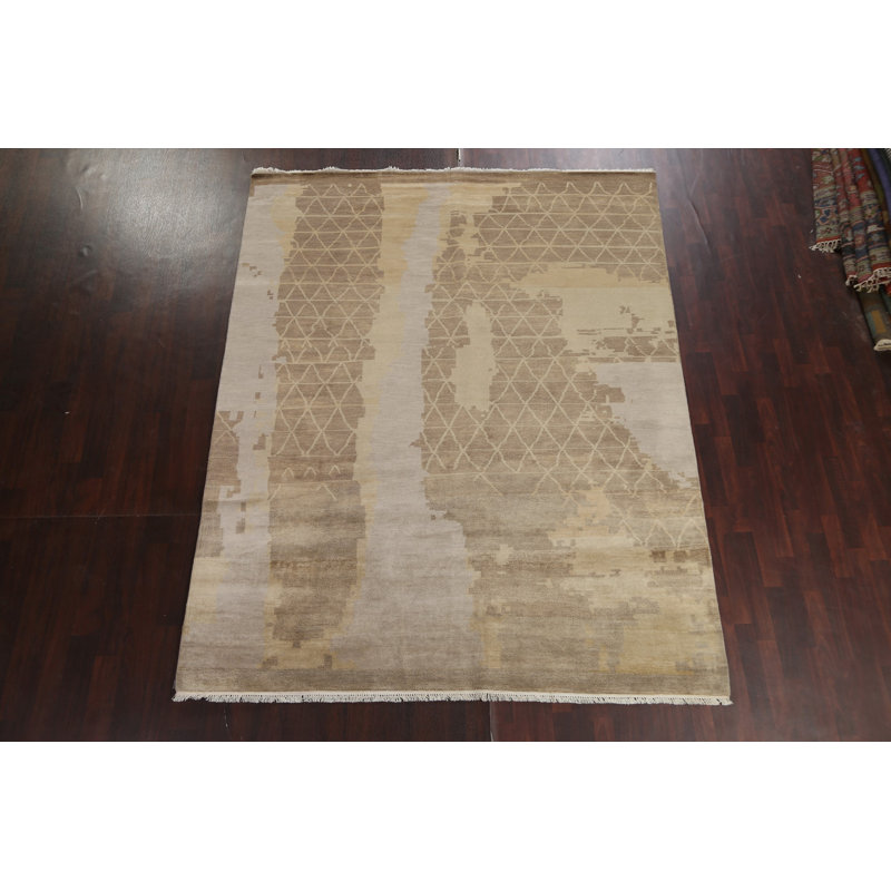 Tapis oriental en laine fait à la main Kelicia 8 x 10