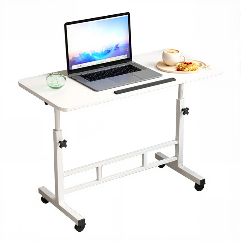 Metal Base Standing Desk, Black/White, 80 cm H x 60 cm W x 40 cm D