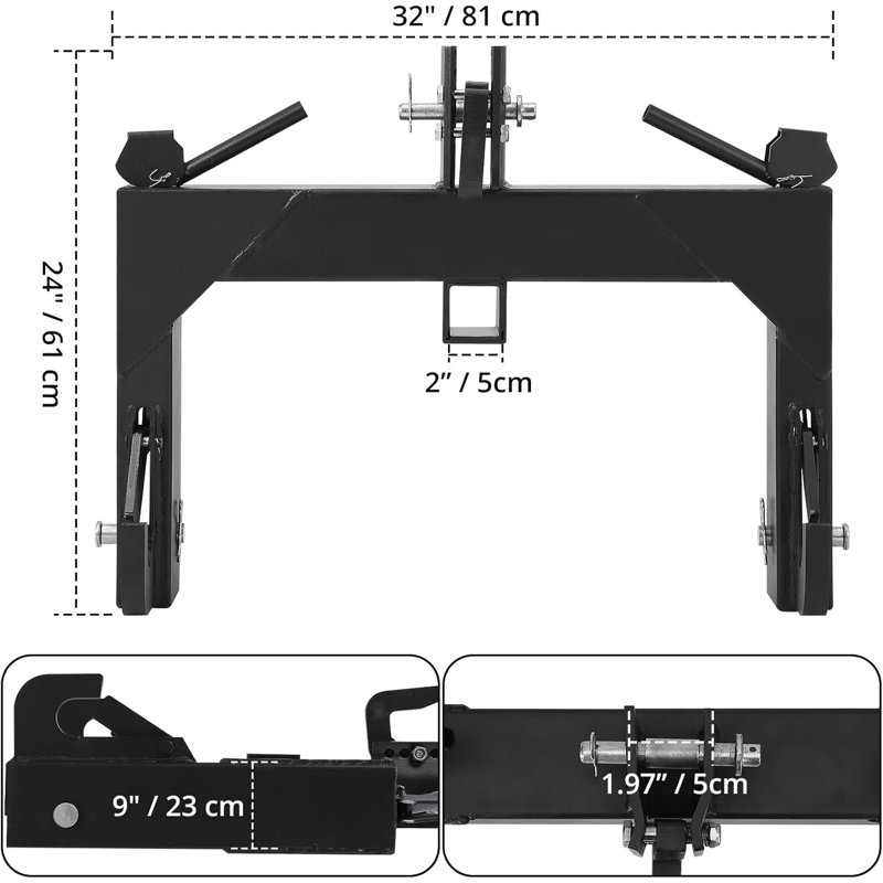 Blue Elephant Replacement Part, Black