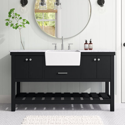 Meuble-lavabo simple 60 po Pelaghia