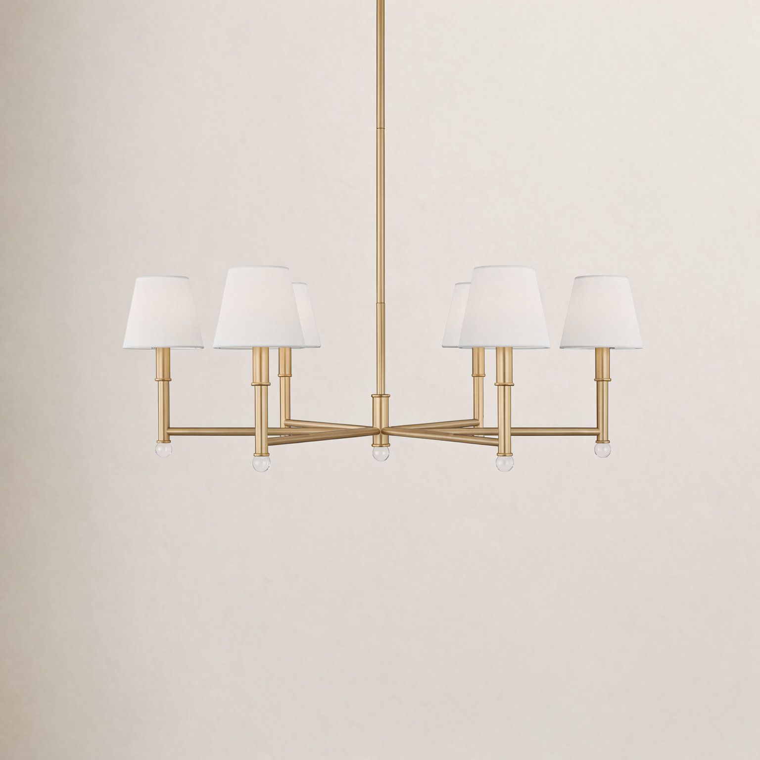 Wendt Chandelier, 6 Lights, 60.38" H x 40" W  x 40" D