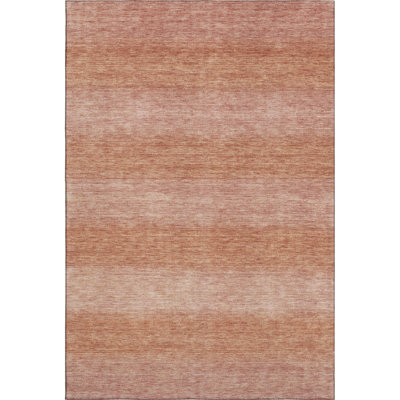 Premium Machine Washable Lubbers AMF1733 Stripe Rug