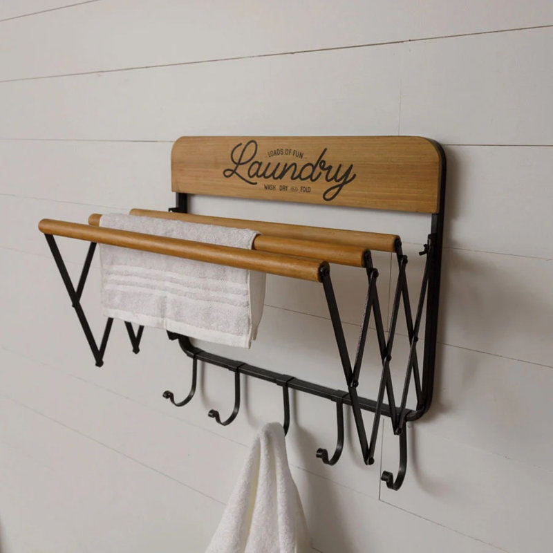 Wall Mounted Collapsible Drying Rack